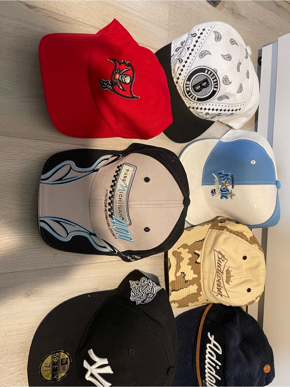 Assorted Baseball Caps Pack - Multiple Colors - Picture 2 of 5